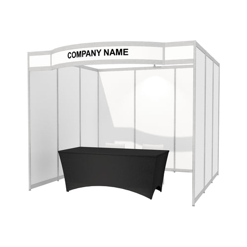 3m x 3m Octanorm Expo Stand - Curved Fascia