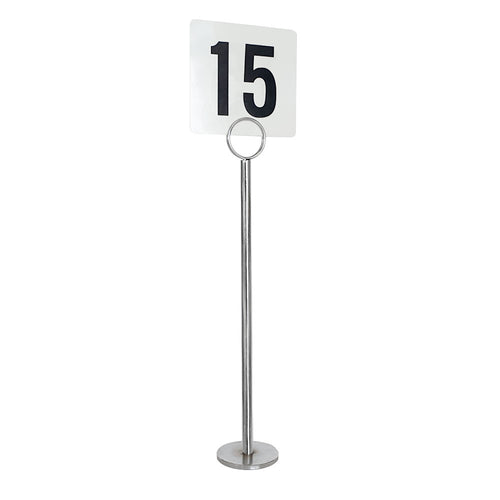 Chrome Table Number Stand - Tall