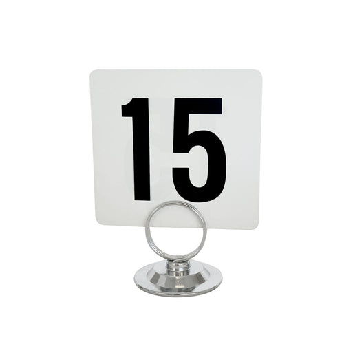 Chrome Table Number Stand