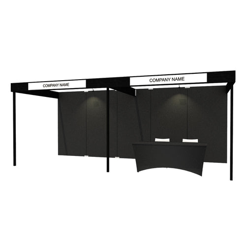 6 x 2.4m Corinthian Booth - Open Sides